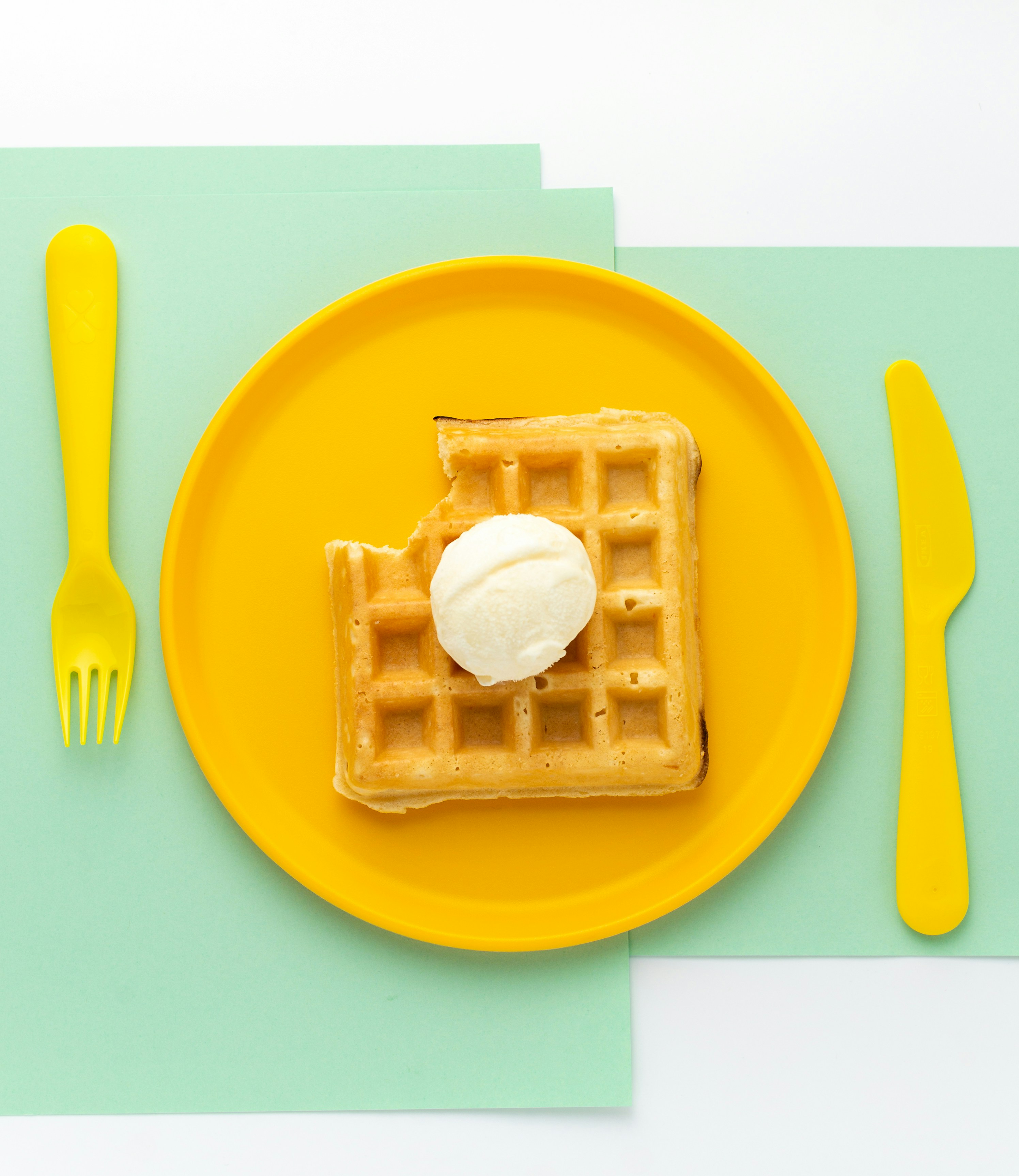 Pancake and fork
